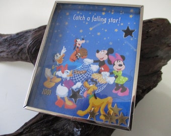 Mickey Mouse Minnie Donald Duck Gold Falling Star Walt Disney Productions Original Case Classic Memory Gift Birthday Childhood Learning