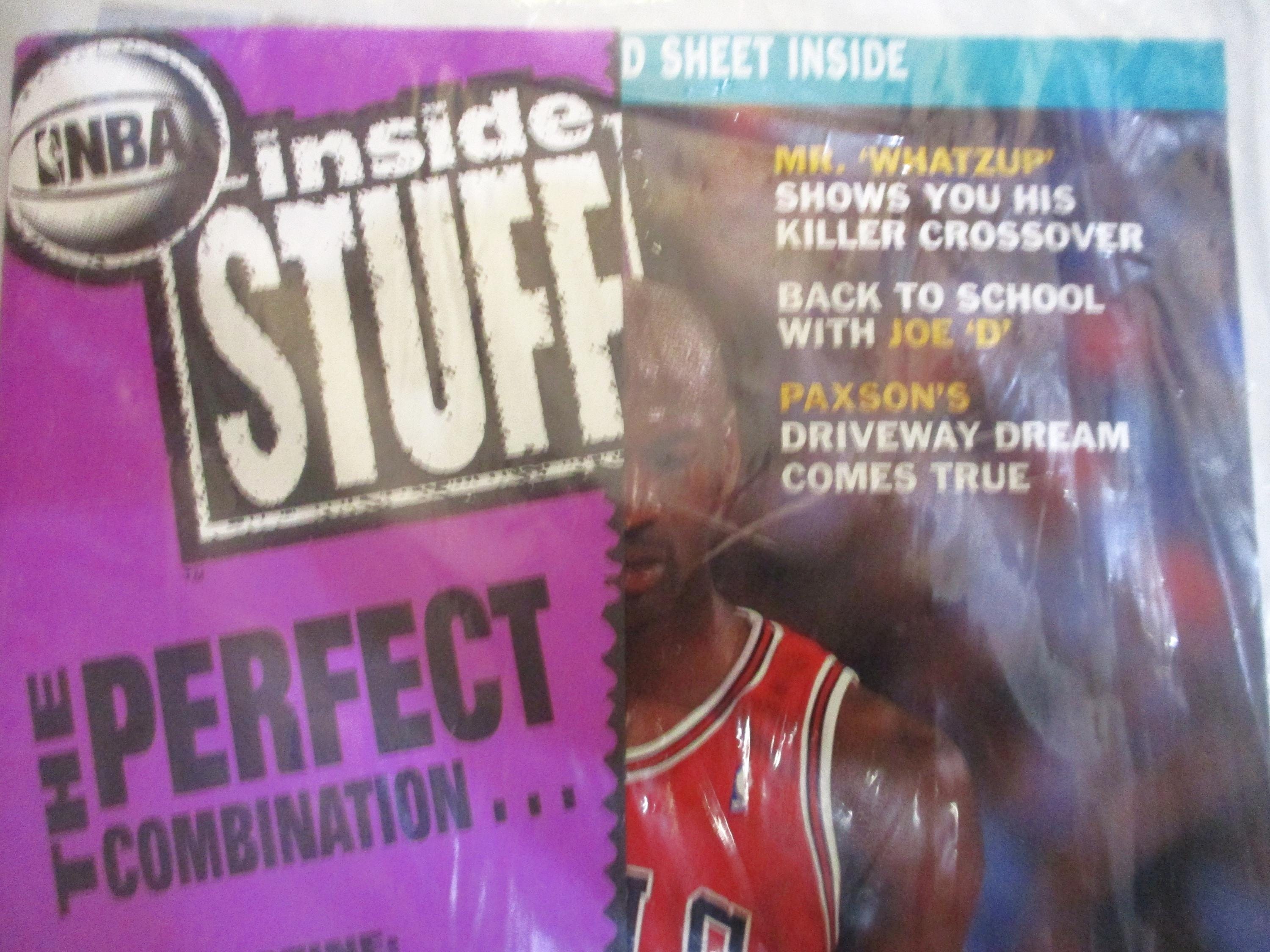 Michael Jordan NBA Inside Stuff Sealed Magazine Vol #4 Cover 1993