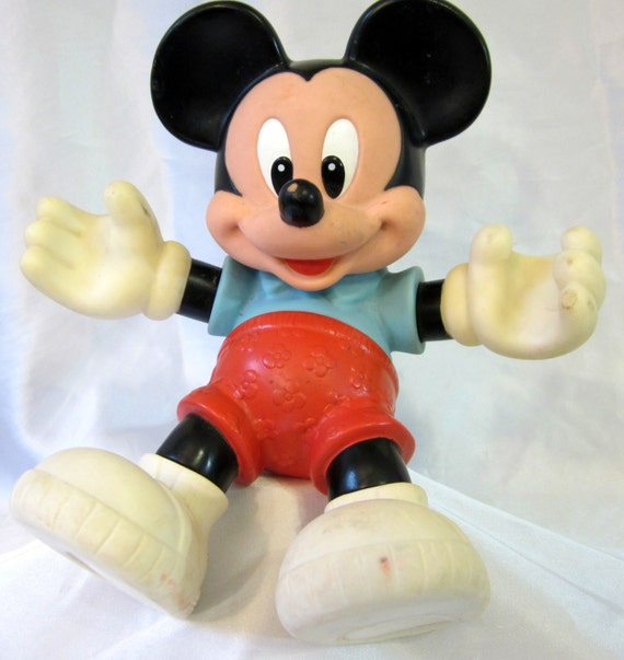 rubber mickey mouse doll
