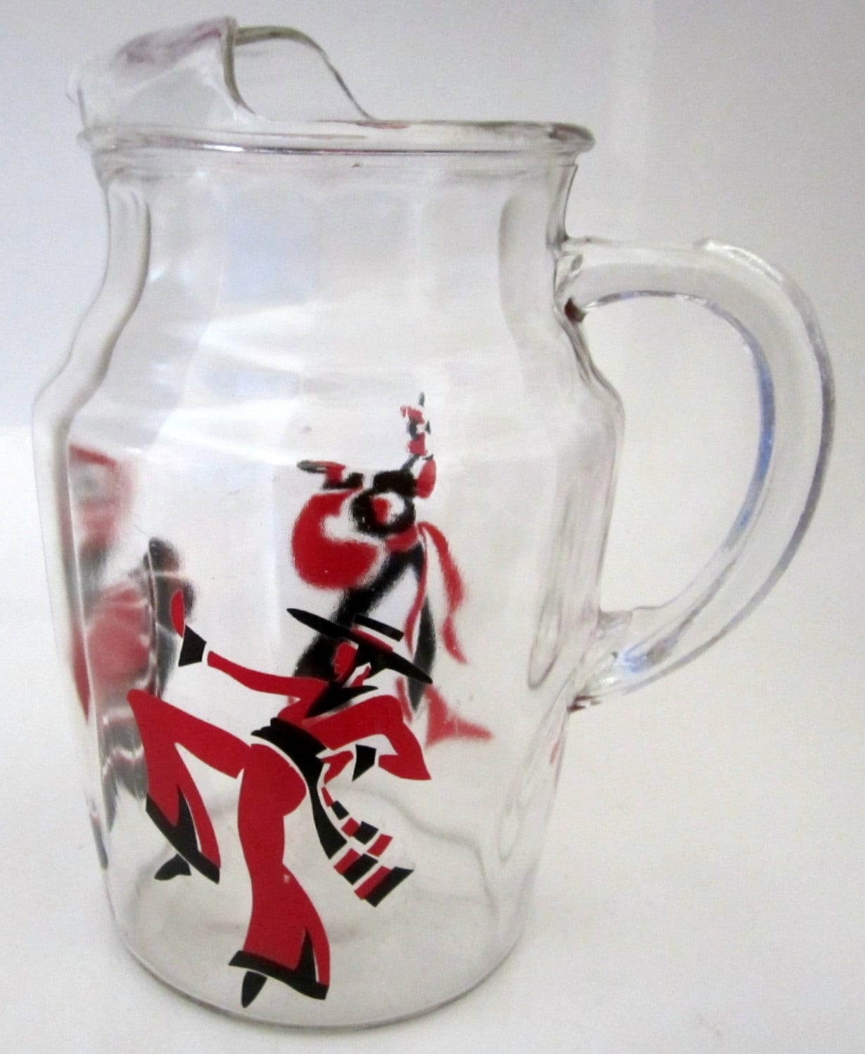 Drink & Barware Pitchers & Drinking Sets Vintage Glass Pitcher Spanish