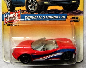 Corvette Stingray III Car Matchbox Diecast 1997 PRO RACER Gift Rare Race Car Stars & Stripes # 2 of 75 Series 1