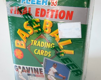 Vintage 1993 Fleer Final Edition Update Baseball Factory Sealed Set Rookies Stars New in Box NIB Toy Collectible Perfect Gift Free Shipping