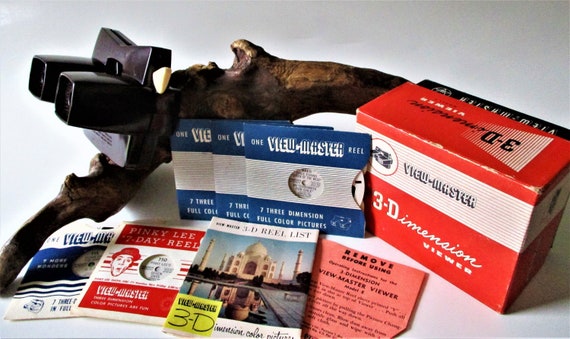 Vintage 1950s Sawyer's VIEWMASTER VIEWER and REELS