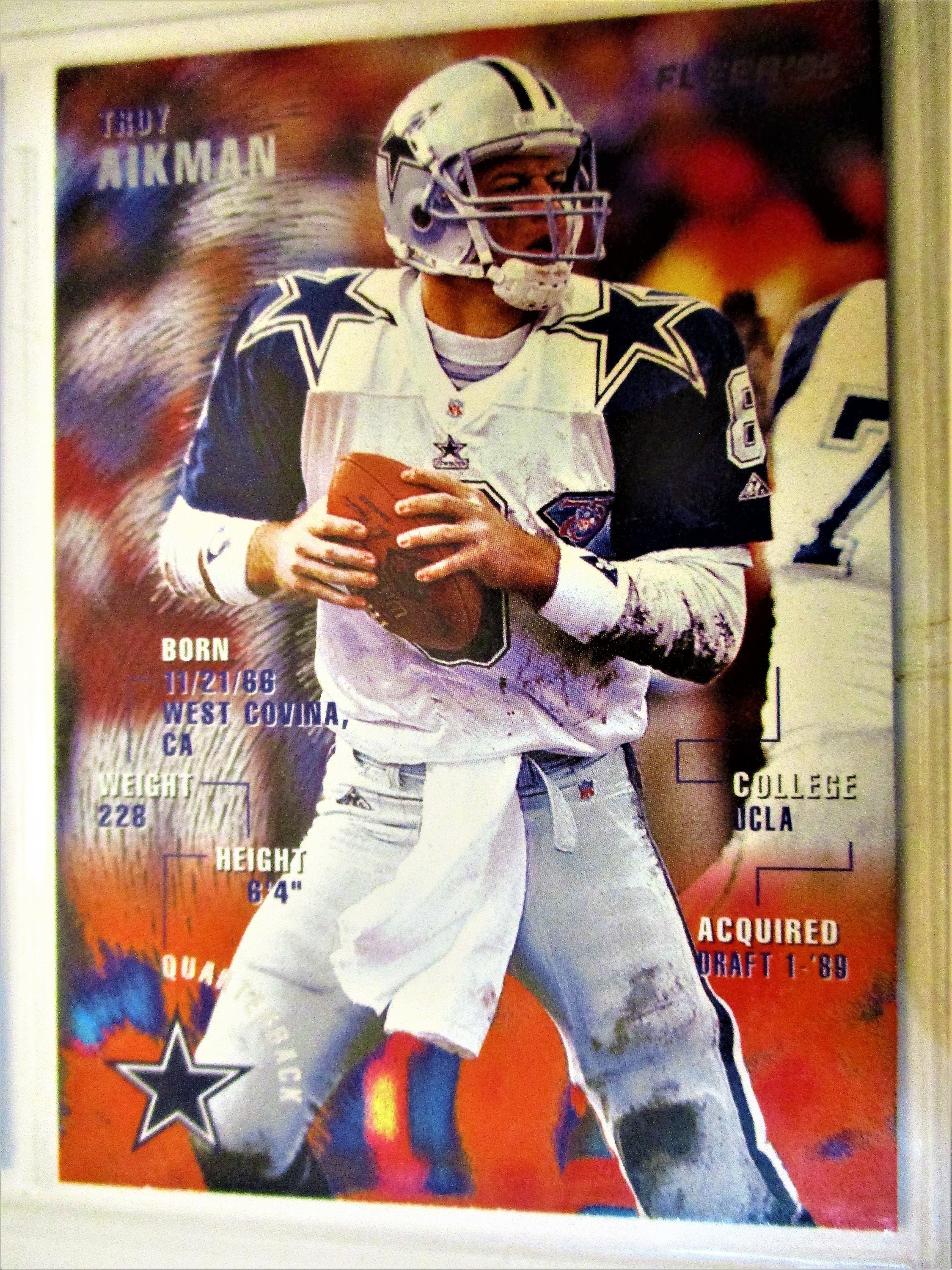 Troy Aikman Dallas Cowboys Football 1994 Season Sports Trading Cards &  Accessories for sale