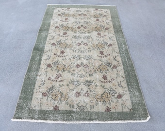 zuum  Vintage Rug, 5x9 Area Rugs, Turkish Rug, Antique Oushak Rugs, Rugs