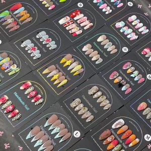 3 Sets Press On Nail Blind Box • Mystery Boxes/ Flower Nails/ Spring Nails/ Luxury Press on Nails/Fairy Nails