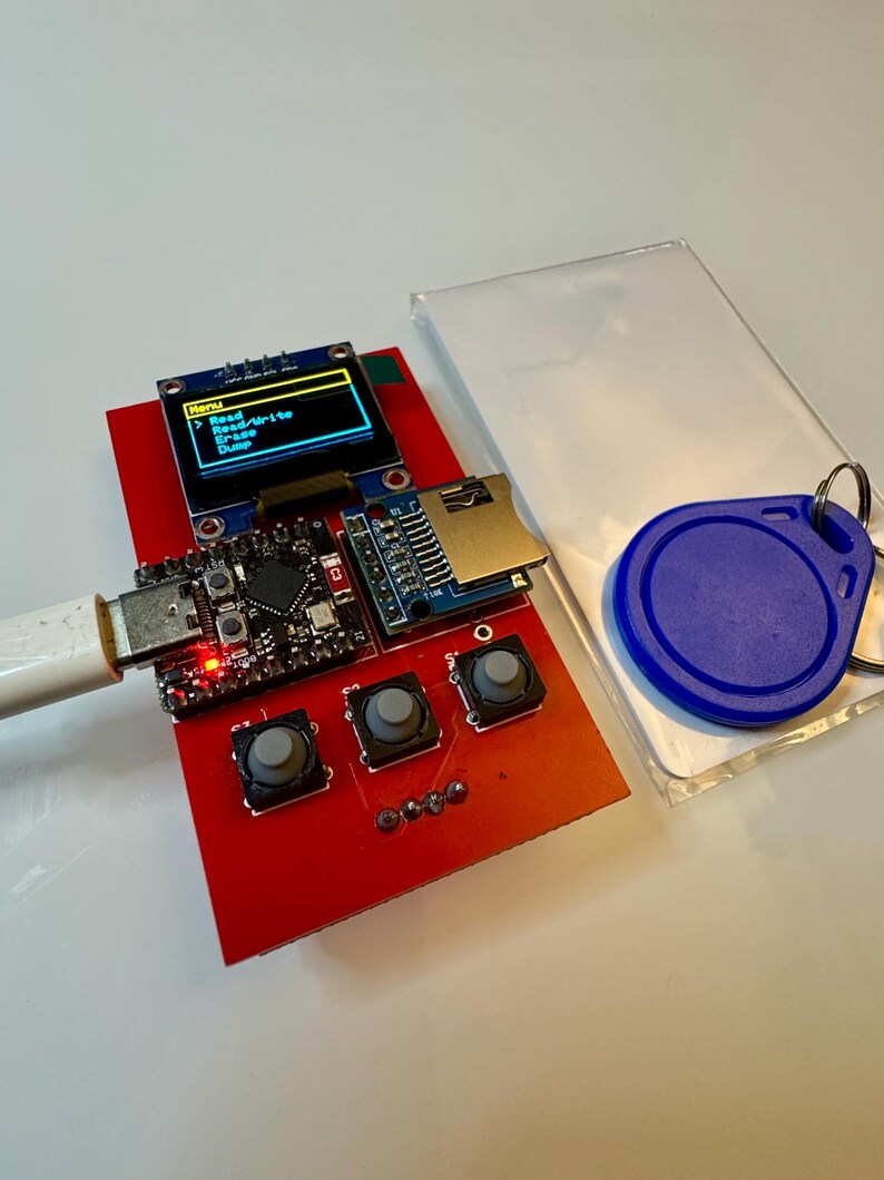 ESP32 Rfid & Nfc Reader Read, Write, SD Card, Wifi, Bluetooth DIY Iot