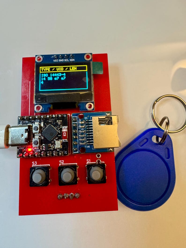 ESP32 Rfid & Nfc Reader Read, Write, SD Card, Wifi, Bluetooth DIY Iot