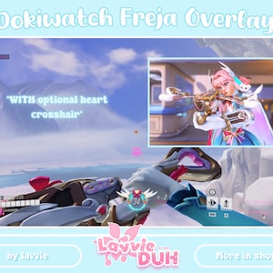 Freja DOKIWATCH Overwatch Overlay For Twitch/Youtube !!