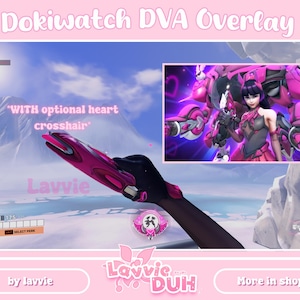 D.va DOKIWATCH Overwatch Overlay For Twitch/Youtube !!