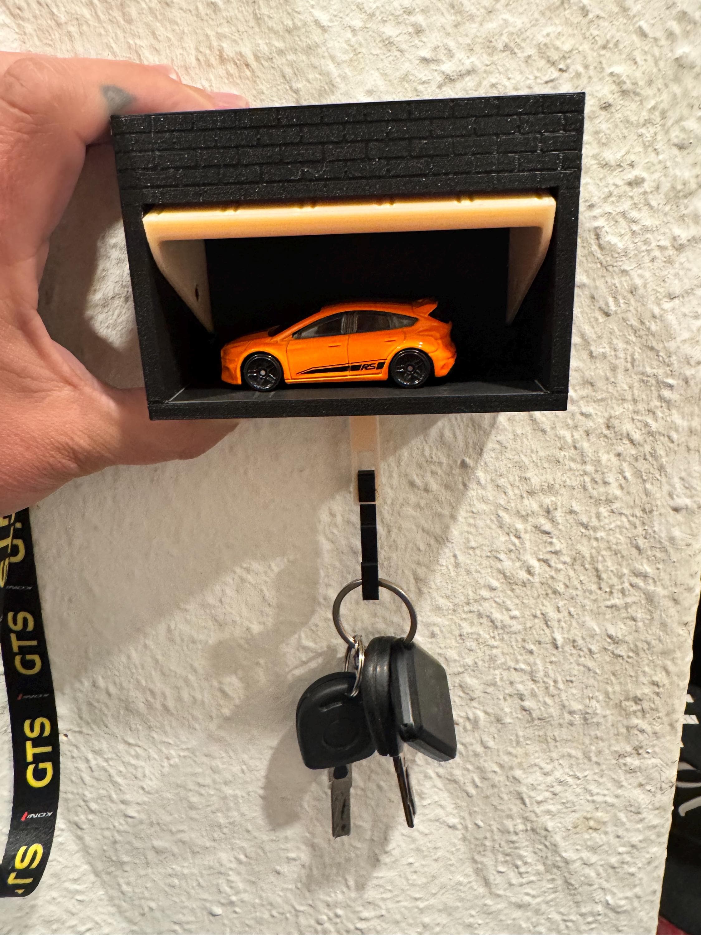 porte-clés, porte de garage, garage