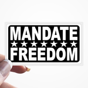 Mandate Freedom Stickers: Patriotic Anti Government Action Pack