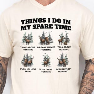 Funny Hunting Shirt for Men, Deer Elk Hunting T-Shirt, Gift for Dad Husband Grandpa Hunter, Comfort Colors Outdoors Tee