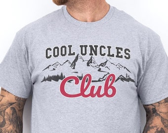 Cool Uncles Club Shirt, Funny Gift for Uncle, New Uncle Pregnancy Announcement T-Shirt, Uncle Birthday Gift, Uncle Appreciation Tee