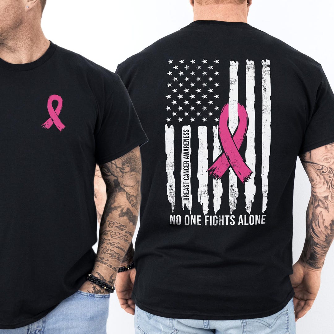 Breast Cancer Awareness Shirt for Men, Husband of a Warrior Shirt, Pink ...