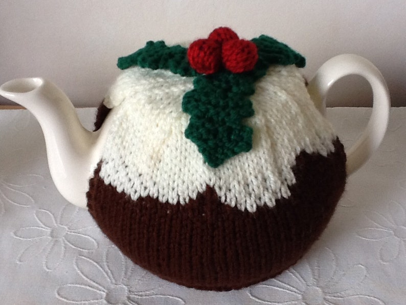 Christmas Pudding Tea Cosy fits a 6 cup pot image 2