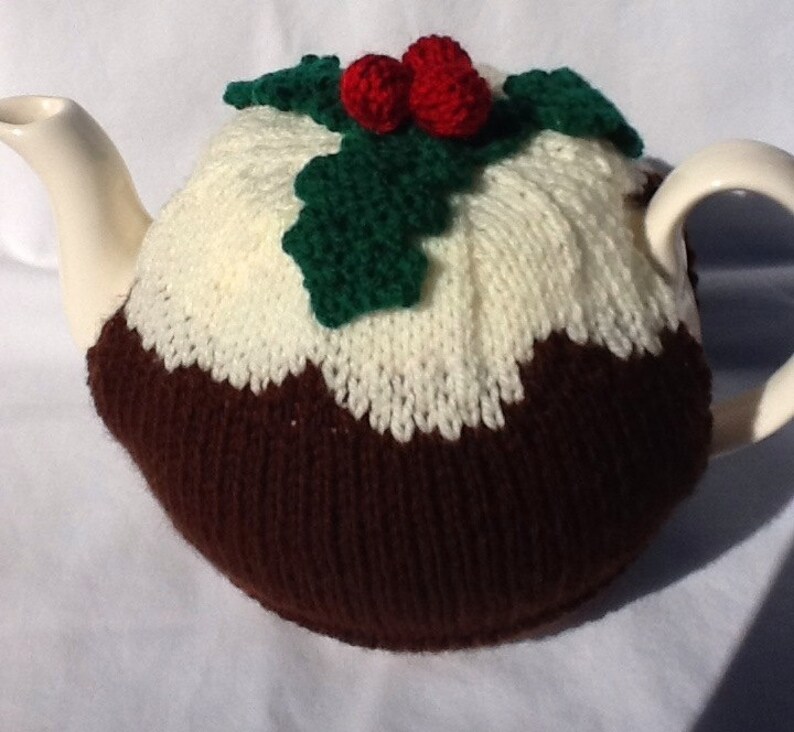 Christmas Pudding Tea Cosy fits a 6 cup pot image 1