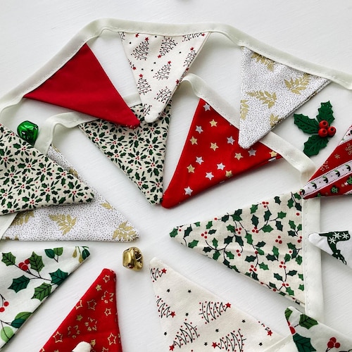 Union Jack D-Day 80th Anniversary Bunting & Ribbon - 1-5m Vintage Military Style Decor