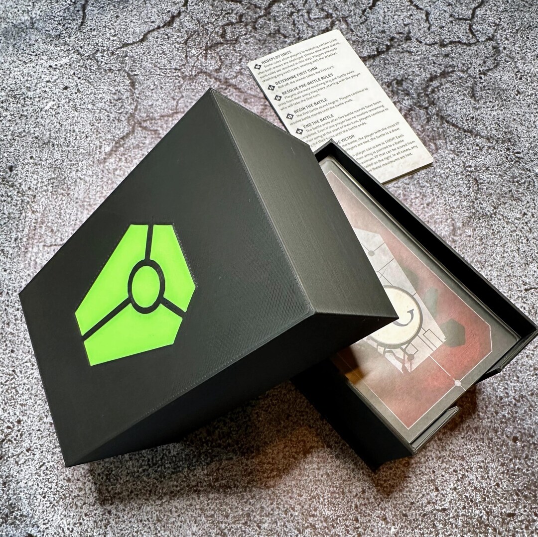 Pariah Nexus Missions Cards Deck Box for Sleeved Cards 40k Deck Mission ...
