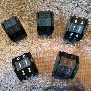 Contador de vida mágico, giro personalizado, regalo de MTG, regalo de jugador mágico multicolor, contador de vida de comandante, rastreador mágico