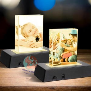 Kundenspezifische Foto-Lampe | Jubiläumsgeschenk | Valentinstag Geschenk | Geburtstagsgeschenk | Bild Nachtlicht| Geschenk für sie | Geschenk für Mutter | Enkel Geschenk