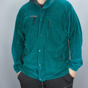 Paramo Nikwax Men’s Green Fleece Outdoors Jacket Walking Hiking Coat Size Large