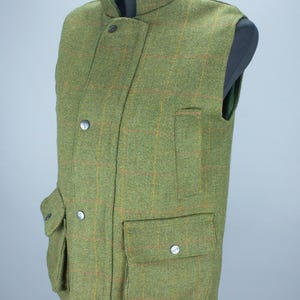 LIGHT TWEED ZIP VEST 【OLIVE】 LIGHT TWEED ZIP VEST 【OLIVE】