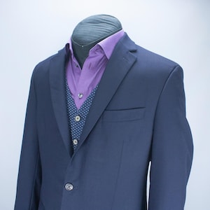 Polo Ralph Lauren Wollblazer: Herren Business Jacke Dunkelblau 40L