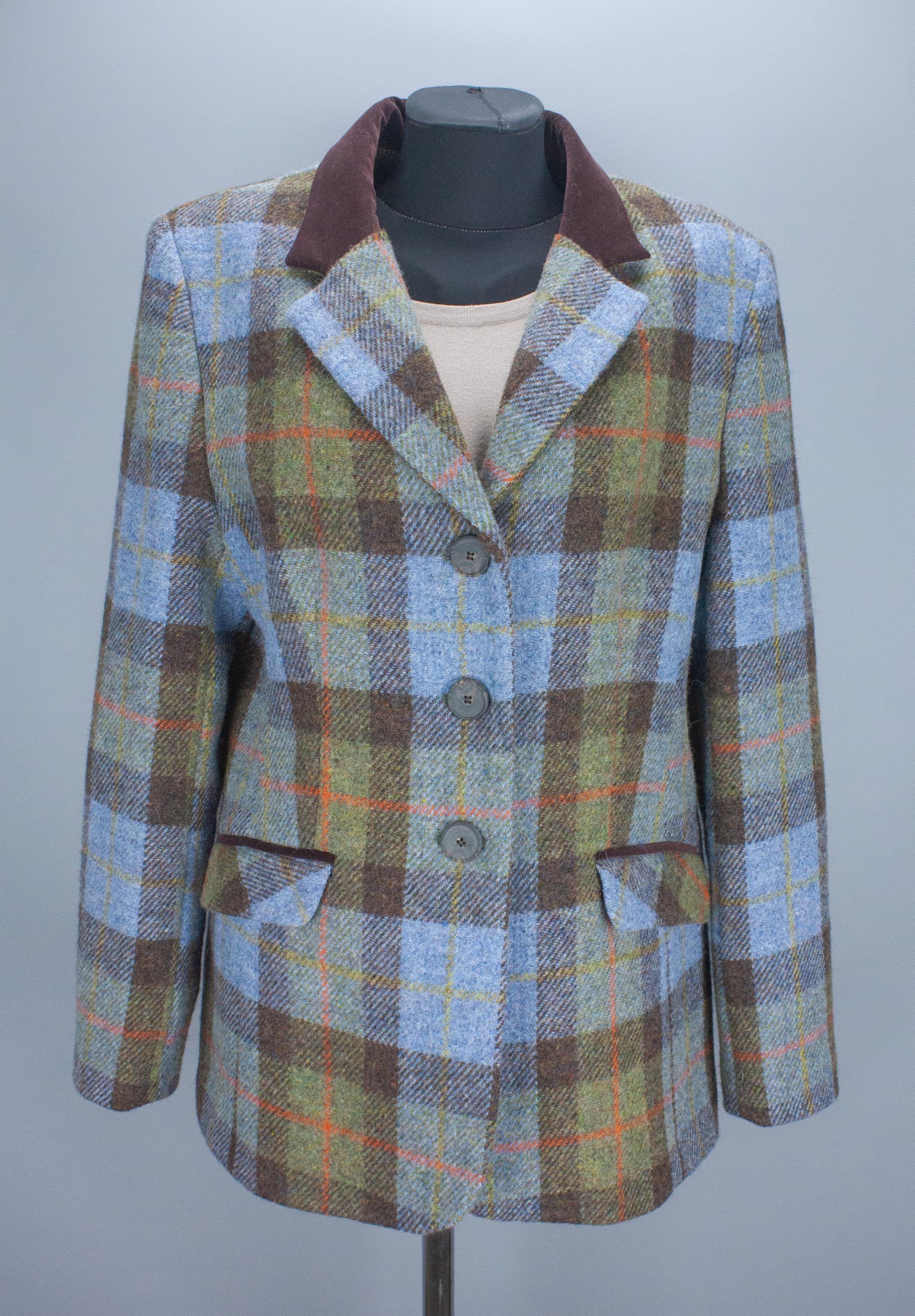 Vintage Jacket Mens 38 40 British 60s 70s Carnaby St Tweed