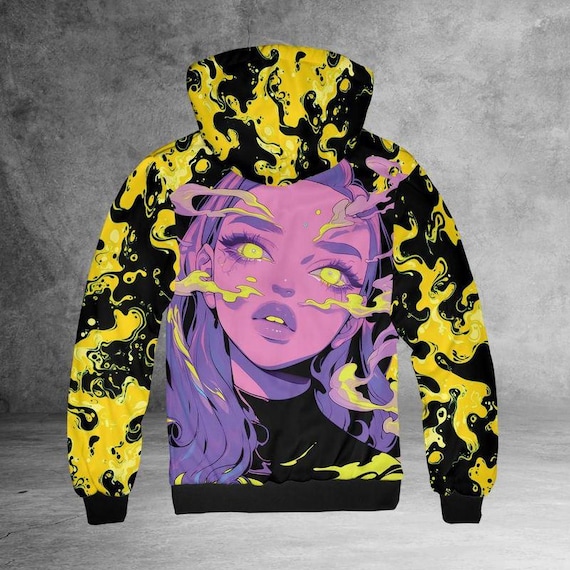 Fleece Hoodie Spectral Visions