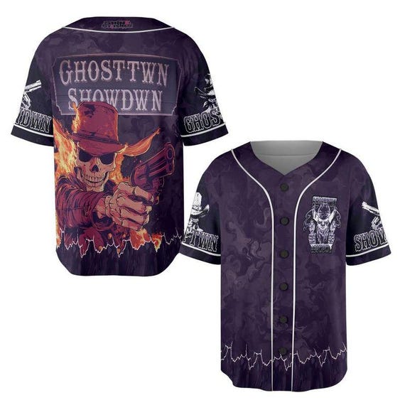AOP GHOSTTWNSHOWDWN Rave Jersey Dead Man Walking