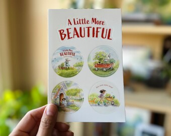 Sticker Sheet from "A Little More Beautiful"