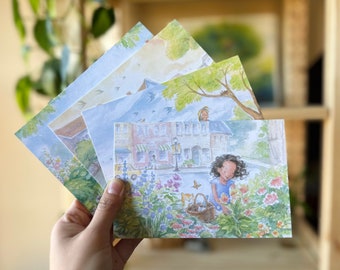 Postcards from "A Little More Beautiful" - Children's Book Mail