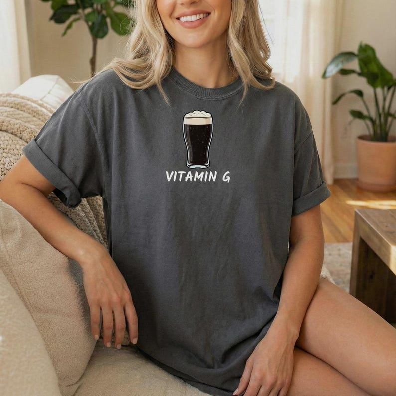 Vitamin G Guinness Beer T-shirt, Stout Beer Tee, St Patrick shirt, Irish themed tees, St Patricks tee, St Patricks day tee, Vitamin g tee image 13