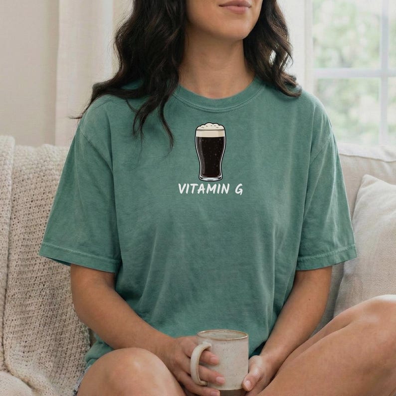 Vitamin G Guinness Beer T-shirt, Stout Beer Tee, St Patrick shirt, Irish themed tees, St Patricks tee, St Patricks day tee, Vitamin g tee image 12