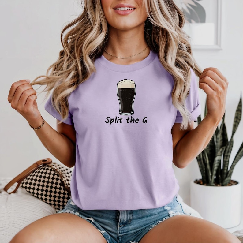 Split das G Guinness Bier T-Shirt, Split das irische G Shirt, St Patrick Shirt, irisches T-Shirt, St Patrick T-Shirt, St Patrick Tag T-Shirt Bild 16
