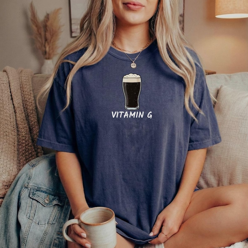 Vitamin G Guinness Beer T-shirt, Stout Beer Tee, St Patrick shirt, Irish themed tees, St Patricks tee, St Patricks day tee, Vitamin g tee image 6