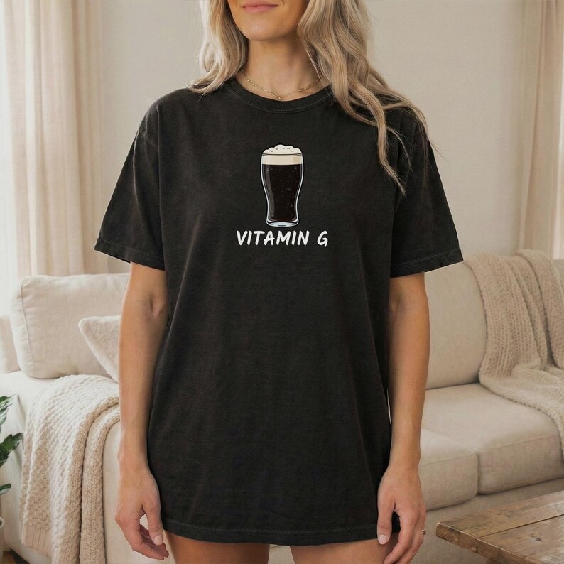 Vitamin G Guinness Beer T-shirt, Stout Beer Tee, St Patrick shirt, Irish themed tees, St Patricks tee, St Patricks day tee, Vitamin g tee image 9