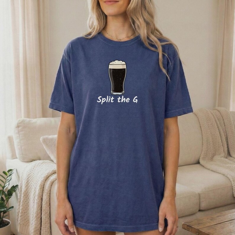 Split das G Guinness Bier T-Shirt, Split das irische G Shirt, St Patrick Shirt, irisches T-Shirt, St Patrick T-Shirt, St Patrick Tag T-Shirt Bild 8