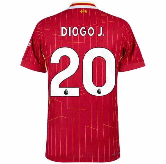 Liverpool Diogo Jota Home Jersey 2024/25 #20 - Etsy