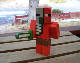 Zombie Pigman with Emerald Sword