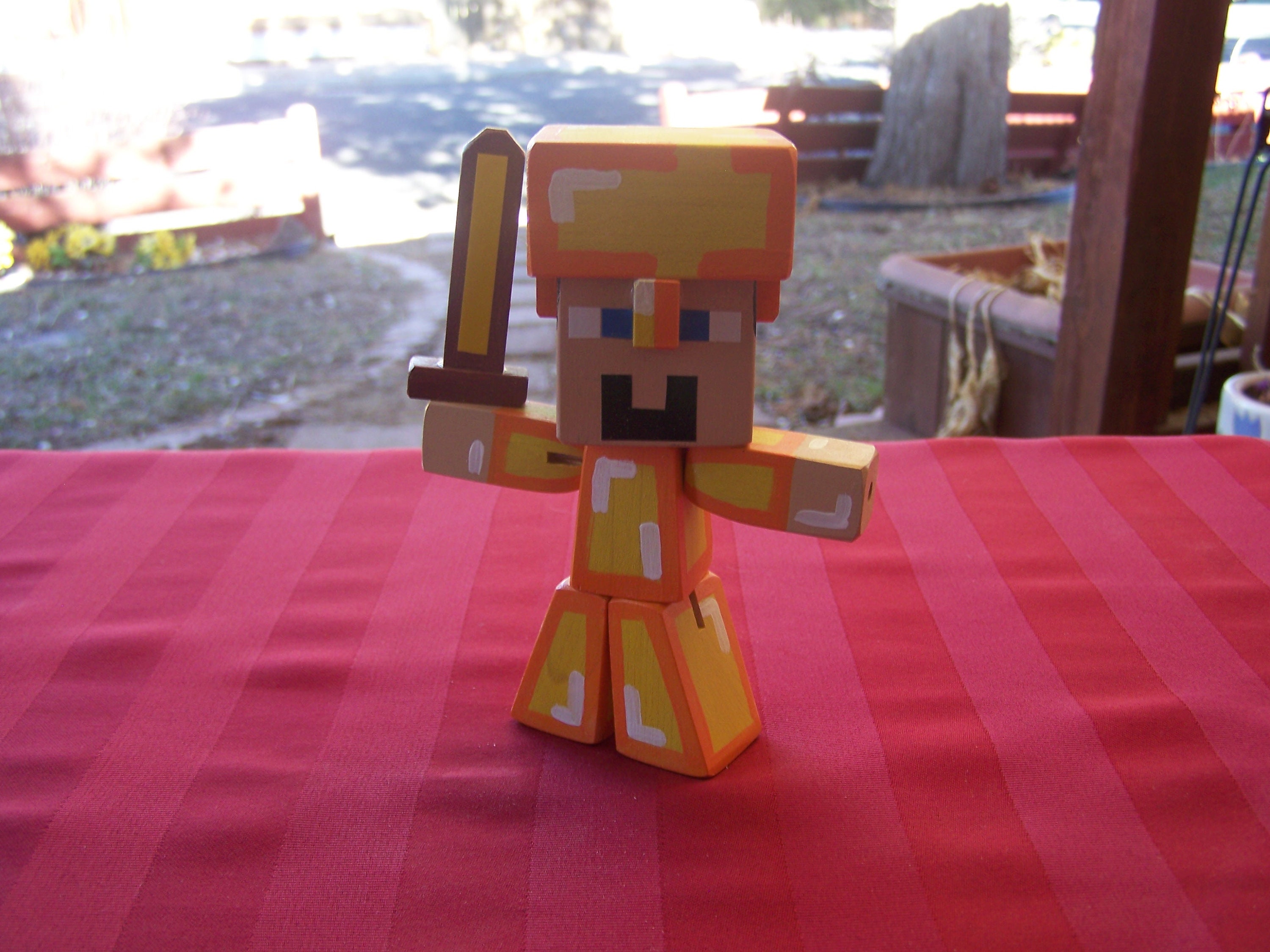 Minecraft Steve With Gold Armor