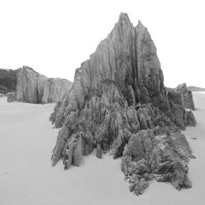 Fine Art-Black & White Australian Coastal Landscape Digital Download Photography Print