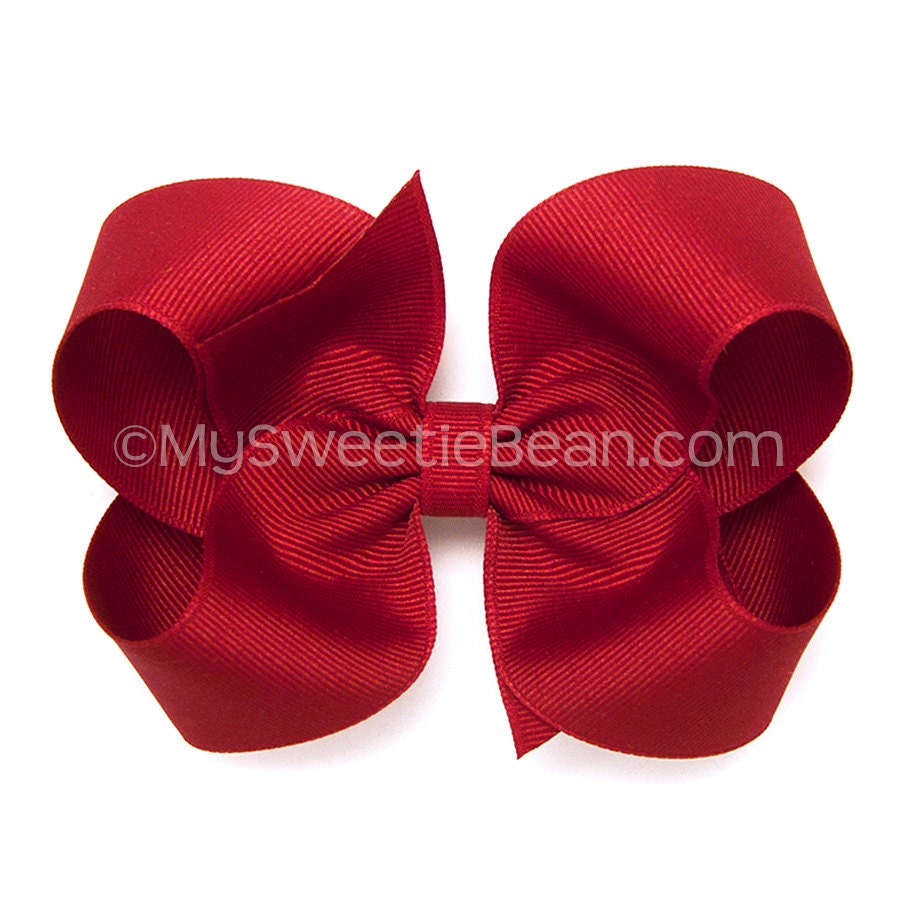 red hair bow