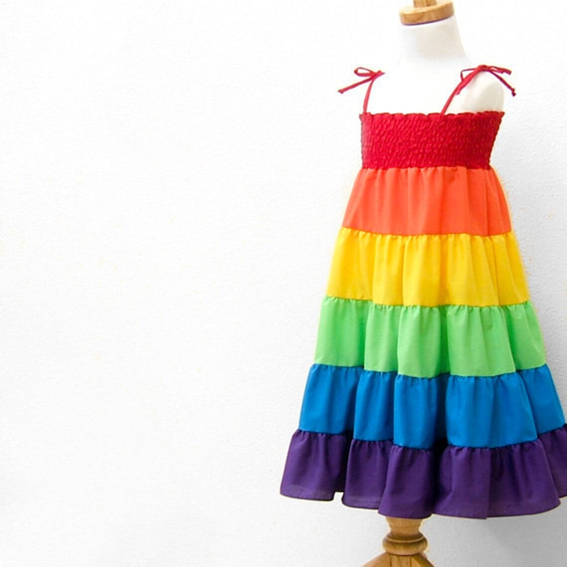 Rainbow Dress Rainbow Twirl Dress Rainbow Sundress Children | Etsy