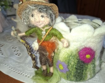 Filzwindlichter verschiedene Motive Hirte Prinzessin Ballarina und Maus