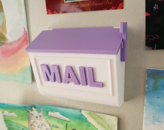 Kids Mini Play Mailbox for door and wall hanging - Ellies Notes Mailbox