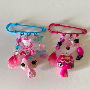 Littlest pet shop bag pins