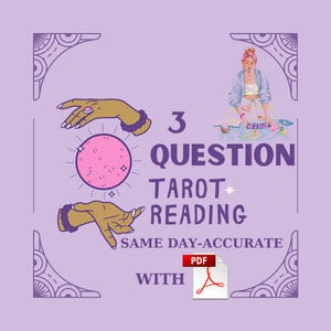 Same Day 3 Question Tarot Reading | Quick  Accurate Psychic Guidance, Personalized Answers & Future Insights by AmonRaTarot – Clarity Now