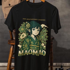 Maomao T-Shirt  Anime-Inspired Apothecary Diaries Tee, Cute Manga Shirt, Gift for Anime Fans, Japanese Aesthetic Apparel